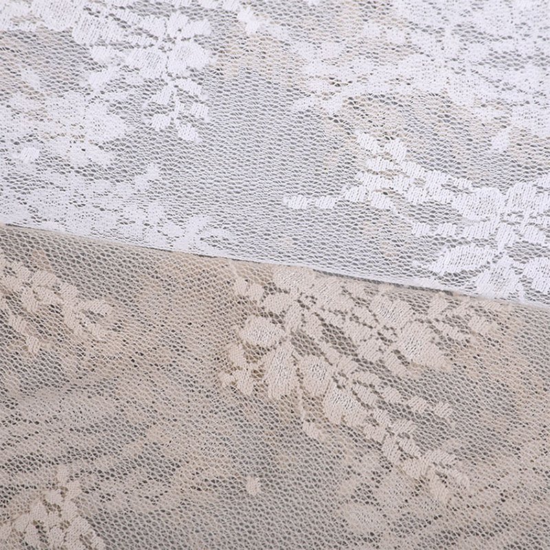 Lace Fabric Jacquard Bridal Nylon Warp Knit for Bridal Wholesale Suppl 3